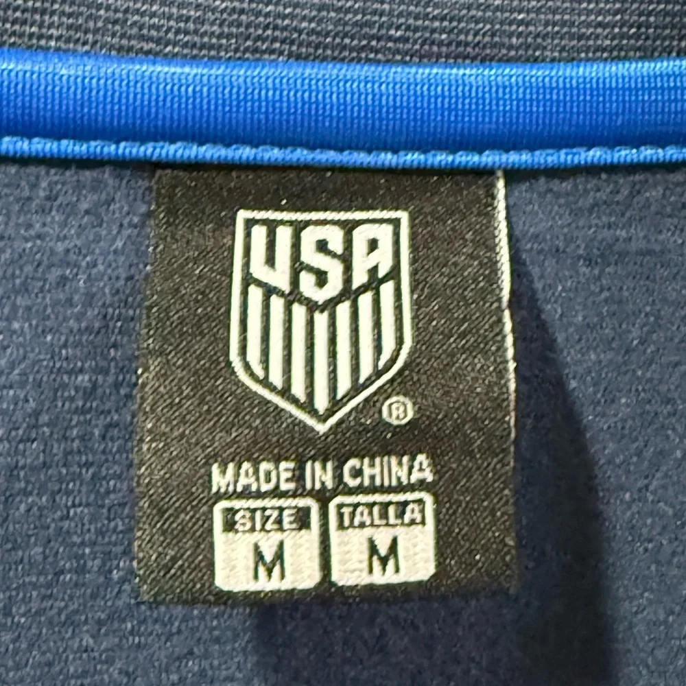 Team USA Jacket Mens M Navy Blue United States Soccer USSF USMNT Full Zip